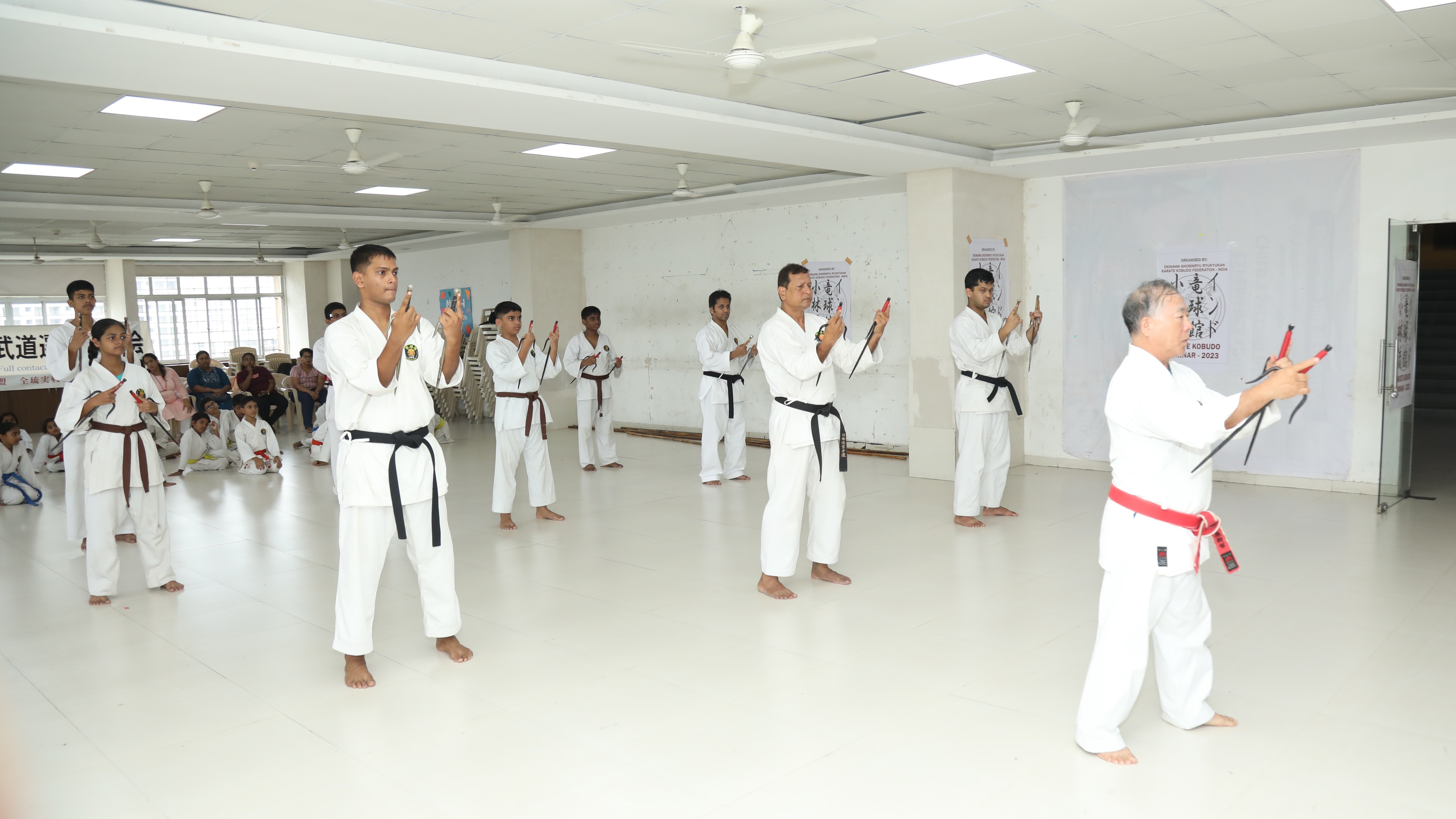 Ryukyukan Seminar Training under Hanshi Nohara